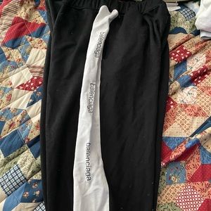 Balenciaga Men's Zipper Cuff Pants